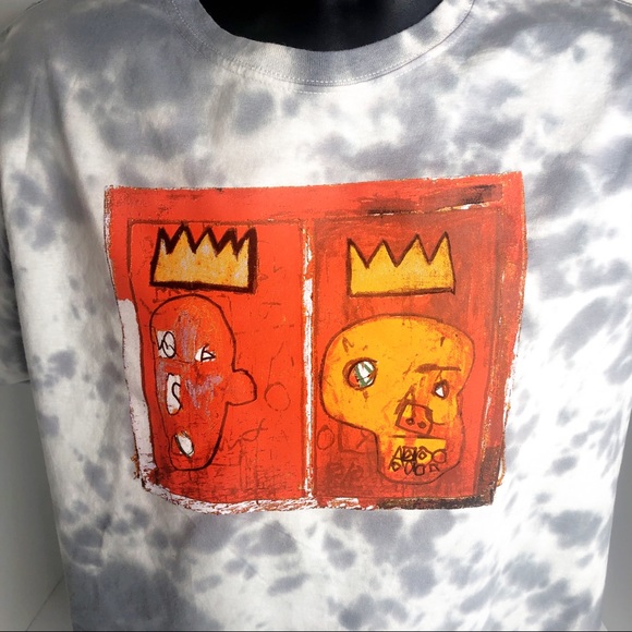 JEAN-MICHEL BASQUIAT TIE DYE TSHIRT TEE - Picture 2 of 7
